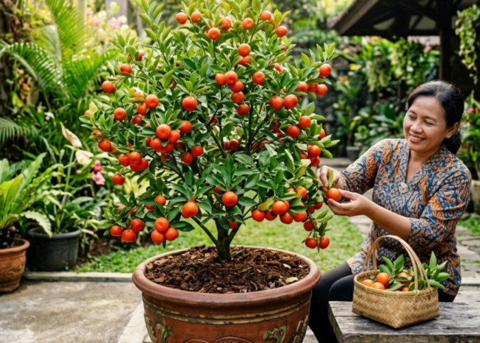 Nggak Perlu Lahan Luas! Tanaman Buah Jeruk Santang Madu Cepat Berbuah di Dalam Pot, Begini Triknya!