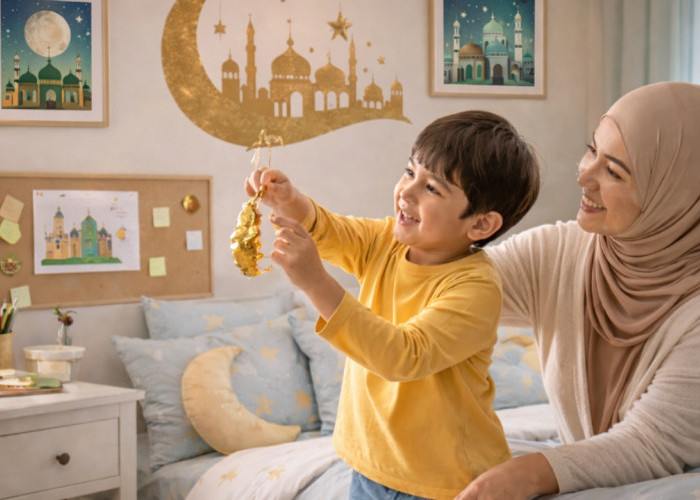 Dekorasi Kamar Jadi Momen Spesial, Cara Seru Libatkan Anak Sambut Ramadhan Agar Lebih Berkesan