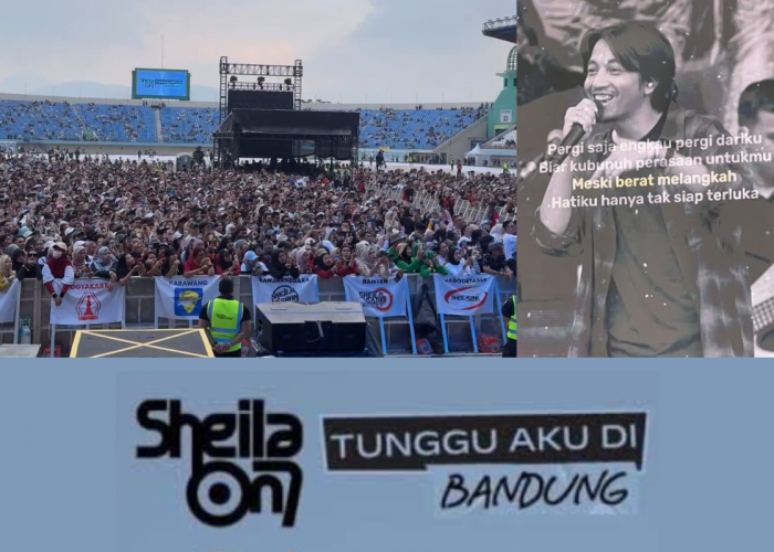 Keseruan Konser Sheila On 7 di Bandung, Fiersa Besari Jadi Pembuka Konser