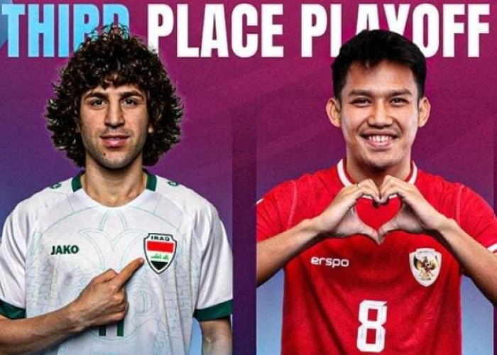 GOOL Skor Timnas Indonesia U23 vs Irak Imbang 1-1 di Babak Pertama Laga Perebutan Posisi Ketiga Piala Asia U23