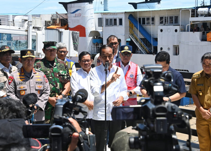 Tinjau Kesiapan Pelabuhan Merak, Presiden Apresiasi Penambahan Dua Pelabuhan Khusus Motor dan Barang