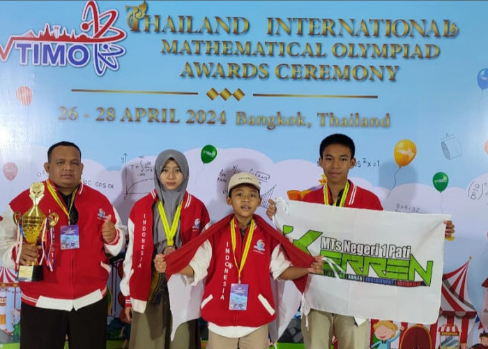Hebat, Siswa Madrasah Ini Meraih Medali dan Perak Emas di Olimpiade Matematika Internasional di Bangkok