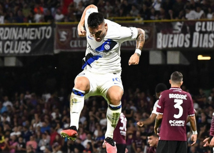 Lautaro Martinez Tak Peduli Borong 4 Gol ke Gawang Salernitana: Yang Penting Inter Milan Menang