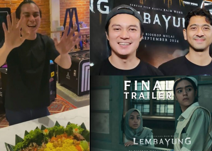 Film Lembayung Raih 1,5 Juta Penonton, Baim Wong Gelar Acara Tumpengan