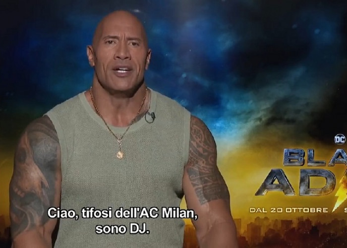 Pesan The Rock untuk Fans AC Milan di San Siro