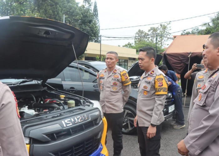 Polres Garut Periksa Kendaraan untuk Persiapan Pengamanan Nataru, Hasilnya?