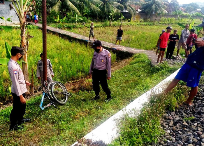 Pria Pesepeda di Kota Banjar Tewas Tersambar Kereta Api Serayu