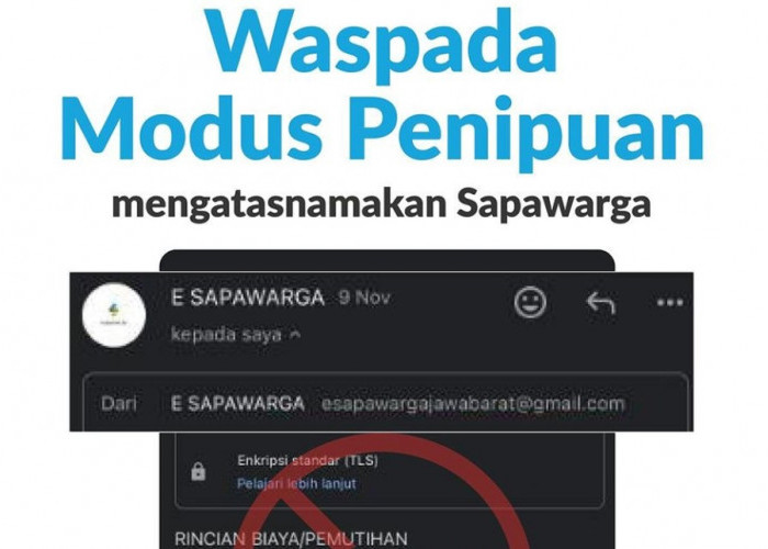 Waspadai Penipuan Mengatasnamakan Sapawarga dan E-Samsat Jawa Barat