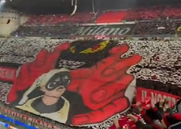 Arti Koreografi Fans AC Milan Saat Menghadapi Napoli di San Siro