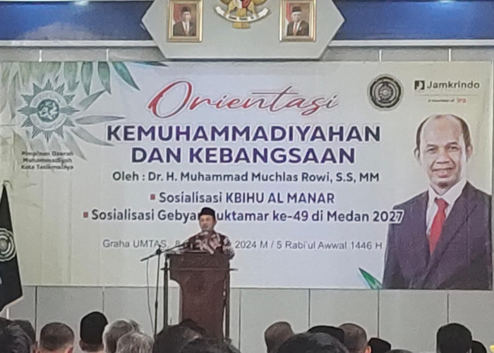 Muchlas Rowi Ajak Warga Muhammadiyah Kota Tasikmalaya Teladani KH Ahmad Dahlan