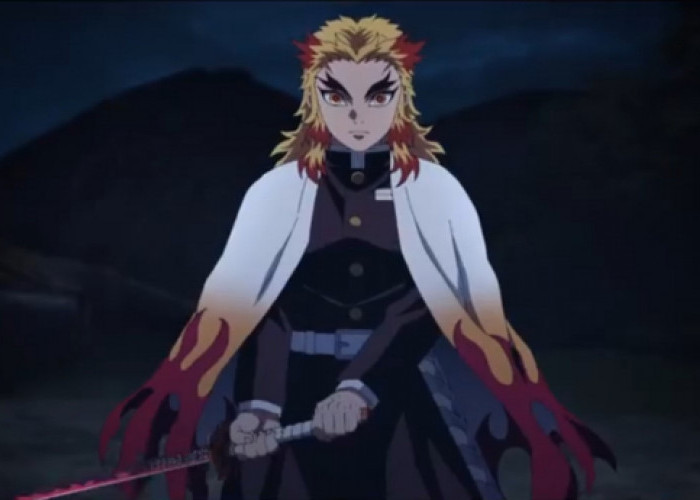 Kyojuro Rengoku, Hashira Pernapasan Api yang Tewas Dibunuh Akaza di Demon Slayer: Kimetsu no Yaiba