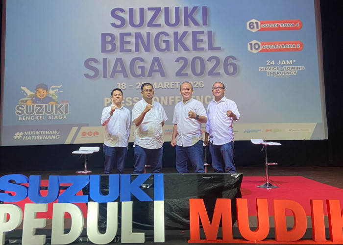 Siagakan 71 Titik Bengkel di Jalur Mudik Nasional, Suzuki Antisipasi Lonjakan Pemudik 2026
