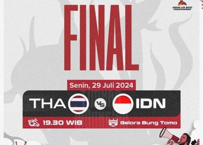 HARI INI Final Piala AFF U19 2024 Timnas Indonesia U19 vs Thailand, Ini Jadwal Kick Off dan Live Streamingnya