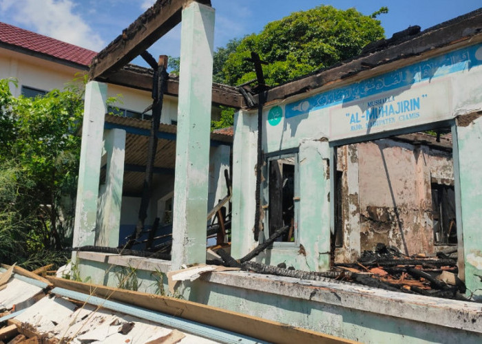 Musala Tak Fungsi di Kabupaten Ciamis Kebakaran Diduga Akibat Korsleting Listrik