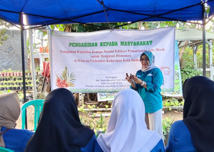 Edukasi Pemanfaatan Jahe Merah untuk Redakan Nyeri Haid pada Remaja di Tasikmalaya