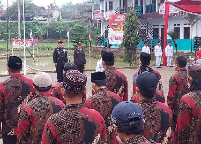 Puluhan Eks Narapidana Teroris Ikut Upacara HUT Kemerdekaan RI ke-77 di Manonjaya, Tasikmalaya