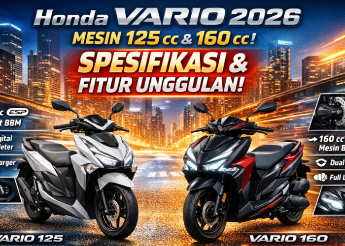 Honda Vario 2026 Mesin 125 cc dan 160 cc Jadi Incaran, Spesifikasi Lengkap dan Harga Terbarunya Jadi Sorotan