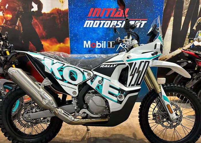 Kove 450 Rally Bikin Suzuki Thunder Minder, Motor Adventure Tangki 32 Liter untuk Touring Jauh!