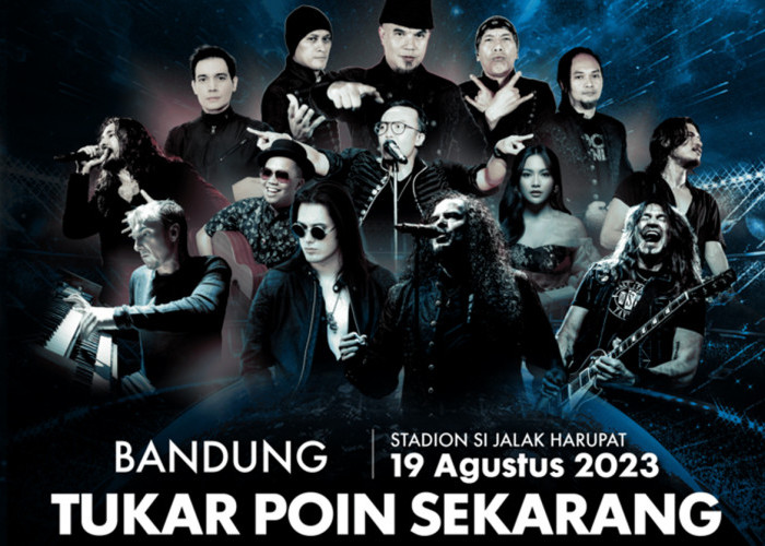 Dapatkan Tiket Nonton Konser Dewa 19 di Bandung Hanya Tukarkan Poin, Buruan Jangan Sampai Kehabisan