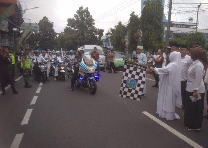 Sambut Bulan Suci Ramadan, Ribuan Umat Islam di Kota Banjar Pawai Tarhib, ini Pesan Penjabat Wali Kota