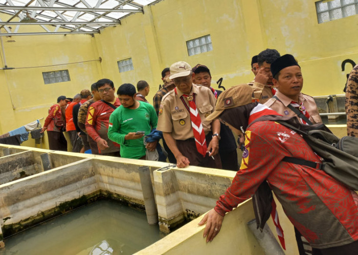 Kembangkan Jiwa Wirausaha, Pramuka Kota Tasikmalaya Belajar Budidaya Ikan Air Tawar
