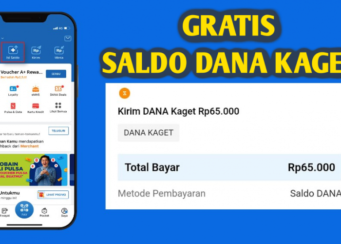 DANA KAGET! Cara Mudah Dapatkan Saldo DANA Gratis Rp 100 Ribu di Hari