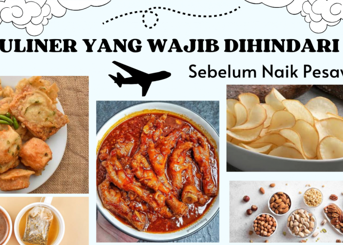 Deretan Kuliner yang Sebaiknya Dihindari Sebelum Naik Pesawat