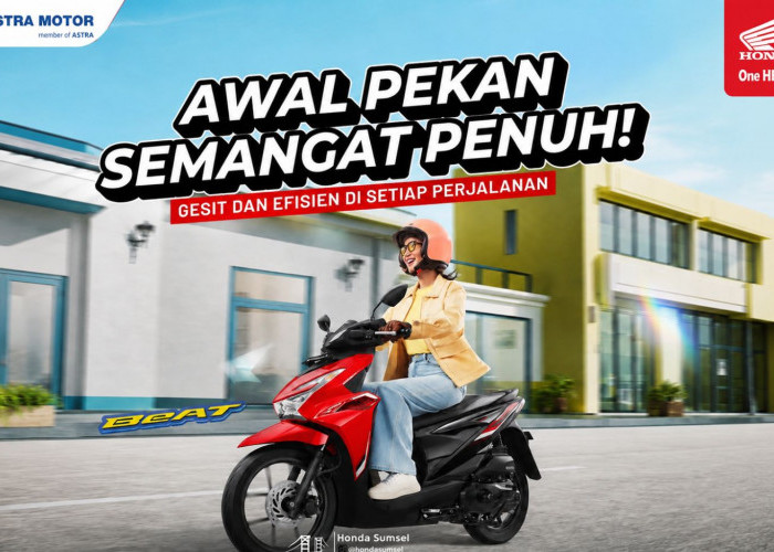 Honda BeAT Makin Sporty! Skutik Irit dan Gesit Andalan Berangkat Kerja hingga Kuliah