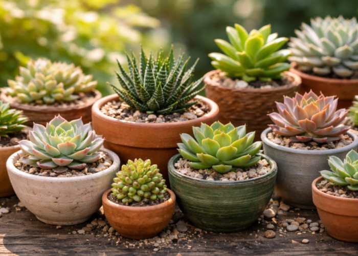 Rahasia Tanaman Hias Sukulen Selalu Hidup, Cara Praktis Agar Tidak Busuk dan Tetap Cantik