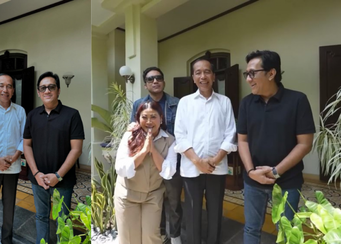 Andre Taulany, Desta, dan Boiyen Kunjungi Rumah Jokowi di Solo, Disambut dengan Ramah