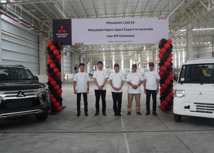 Mitsubishi Mulai Produksi Mobil Listrik Niaga L100 EV di Indonesia