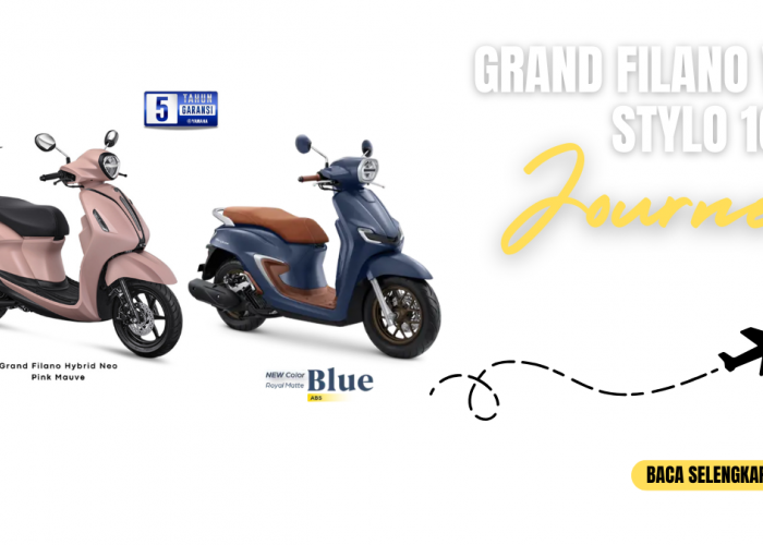 Honda Stylo 160 vs Yamaha Grand Filano, Perbandingan Skutik Retro Modern Terbaru