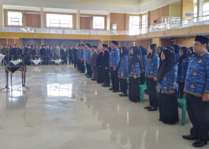 Wali Kota Banjar Lantik 147 PNS, Sampaikan Pesan untuk Dilaksanakan