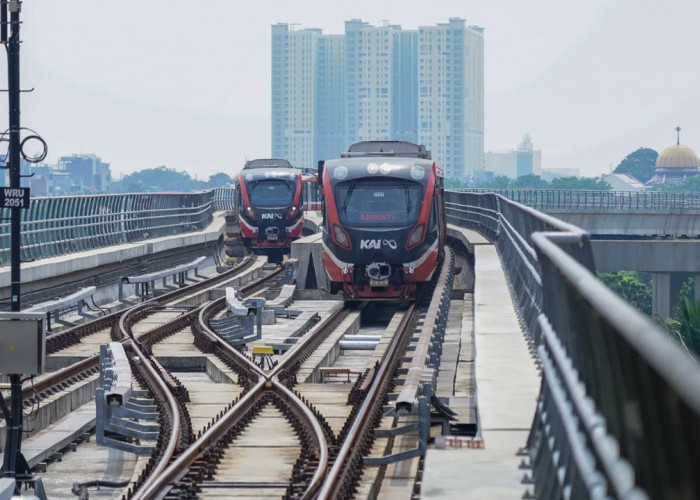 Di Momen Tahun Baruan, LRT Jabodebek, Commuter Line dan LRT Sumsel Cetak Rekor