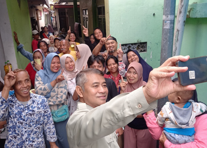 Muslim Blusukan di Pataruman dan Empangsari, Emak-Emak Teriak: Tasik Beres!