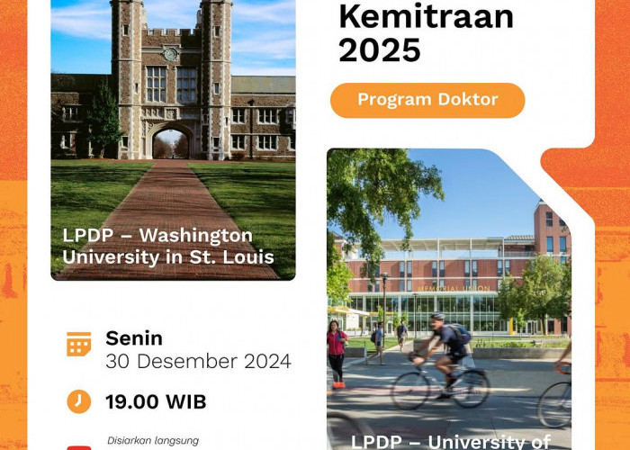 Ingin Kuliah S3 di AS? LPDP Buka Beasiswa LPDP S3 ke University of California Davis dan Washington University