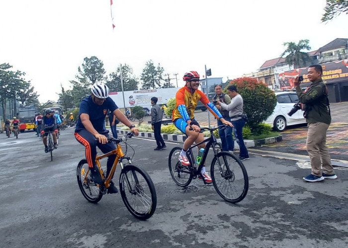 Perkuat Komunikasi Lintas Sektor, Sepeda Santai Forkopimda Kota Tasikmalaya Menuju Harmoni Sejauh 42 KM