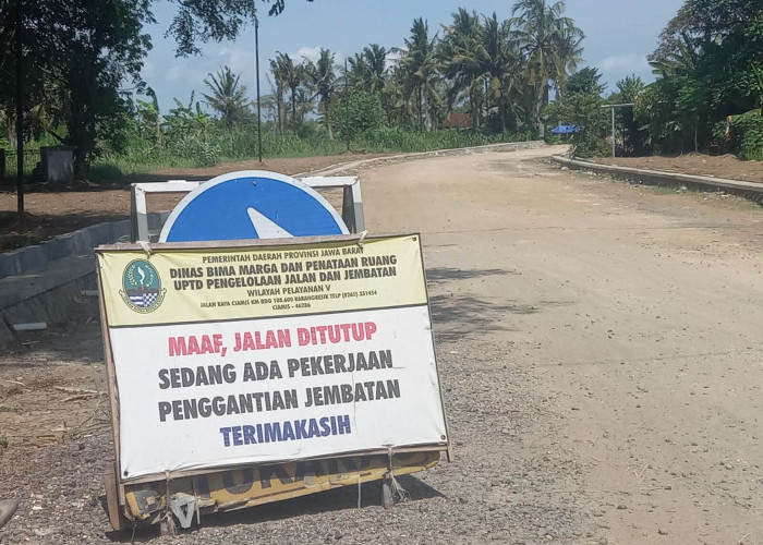 Pembangunan Jembatan Sodongkopo Kabupaten Pangandaran Dipastikan Molor