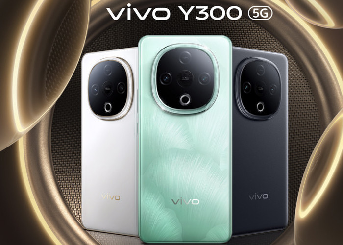 Vivo Y300 Dilengkapi Speaker Tiga Arah, Baterai Blue Ocean 6500 mAh dan Desain Lensa Jam Tangan Mewah Seiko