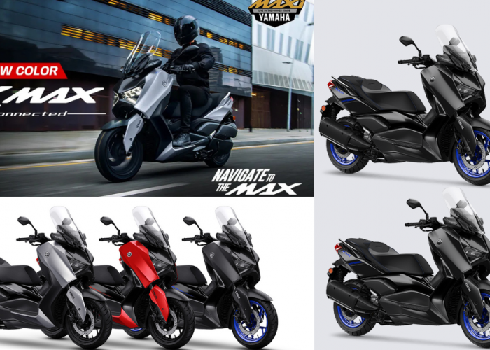 Yamaha XMAX Connected Warna Baru 2026 Resmi Dirilis, Tampil Lebih Garang dan Premium