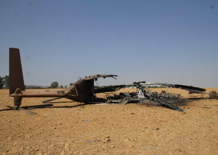 Pejuang Hamas Hancurkan Helikopter Israel yang Memuat 50 Tentara