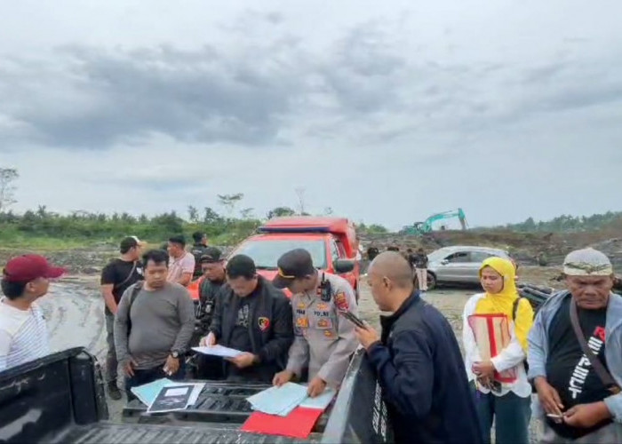 Polres Tasikmalaya Sidak Tambang Pasir di Kaki Gunung Galunggung, Hasilnya? 