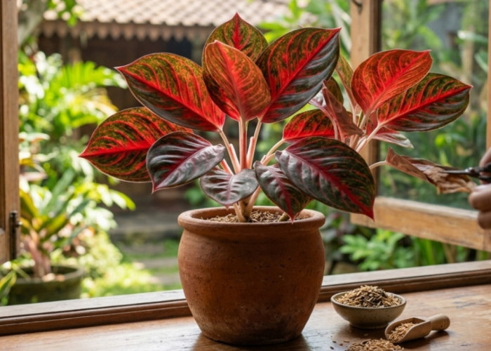 Aglonema Red Legacy: Tanaman Hias Merah yang Cantik di Rumah, Ini Cara Menanam dan Merawatnya dengan Mudah