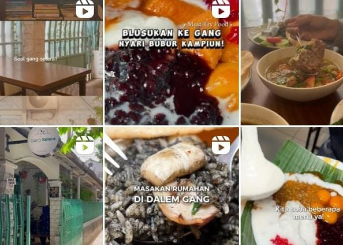 Tempat Makan Hidden Gem di Bandung, Gang Selera Namanya, Tawarkan Kuliner Sesuai Selera