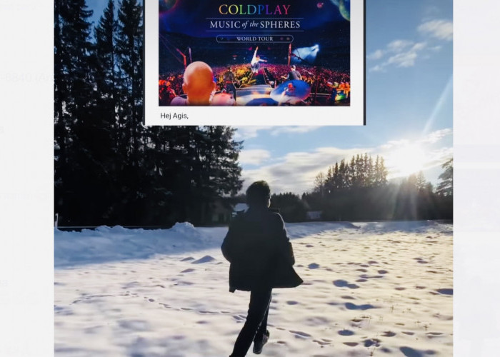 Sungguh Beruntung! Pria Asal Tasikmalaya Nonton Konser Coldplay Gratis Bahkan Dibayar Rp1,2 Juta Per Hari 