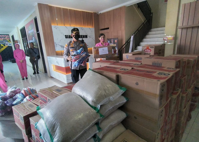 Polres Tasikmalaya Kirimkan Tim Trauma Healing, Alat Kesehatan dan Sembako untuk Korban Gempa Cianjur