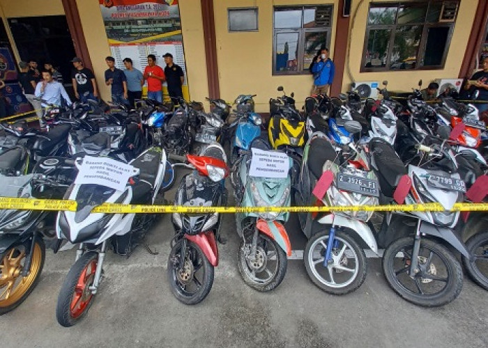 Polres Tasikmalaya Kota Amankan 43 Sepeda Motor Curian, 3 Sindikat Curanmor Lintas Daerah Berhasil Diungkap