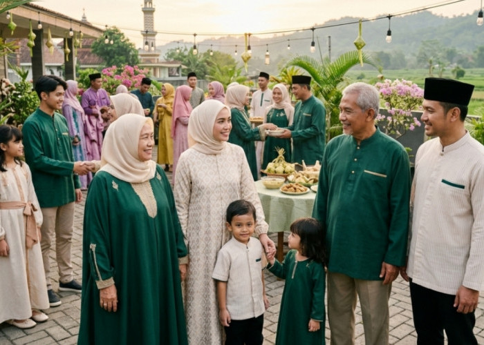 Inspirasi Seragam Lebaran Keluarga 2026, Tips Padu Padan Gamis dan Baju Koko agar Tampil Serasi dan Elegan