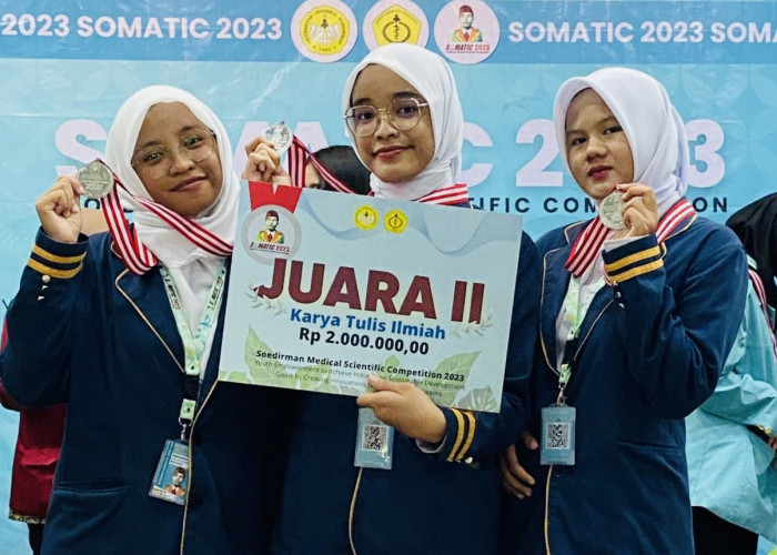 Keren Nih! 3 Siswi SMAN 1 Kota Banjar Raih Prestasi di Ajang Soedirman Scientific Medical Competition 2023