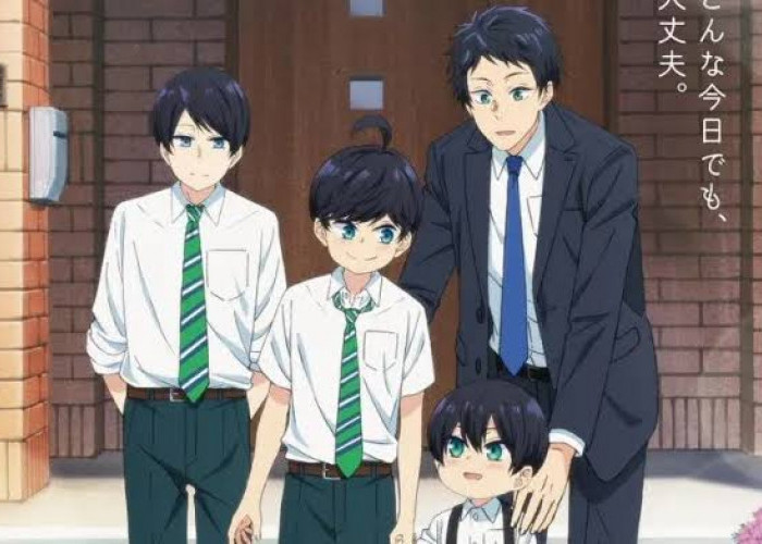 Ulasan Anime The Yuzuki Family's Four Sons, Kisah Hidup 4 Bersaudara Yatim Piatu